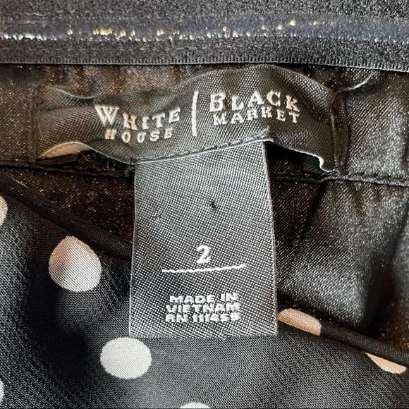 White House Black Market Strapless Polka Dot Dress - 2 - Picture 6 of 7